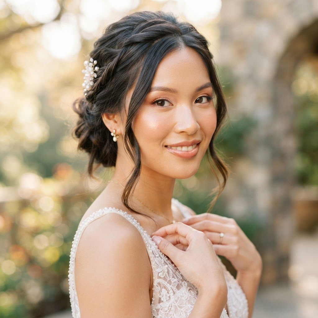 Romantic bridal guest
